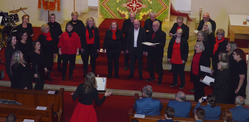 Der Projektchor in Aktion